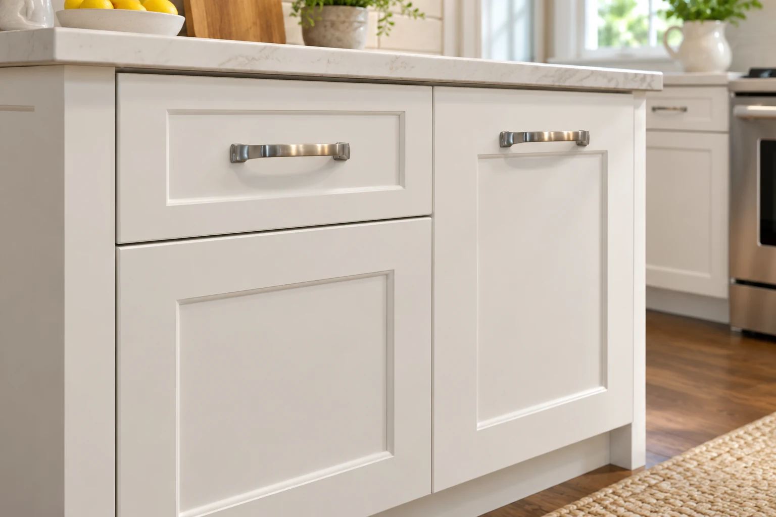 Handles · Silver wide thin arch subtype: door and drawer