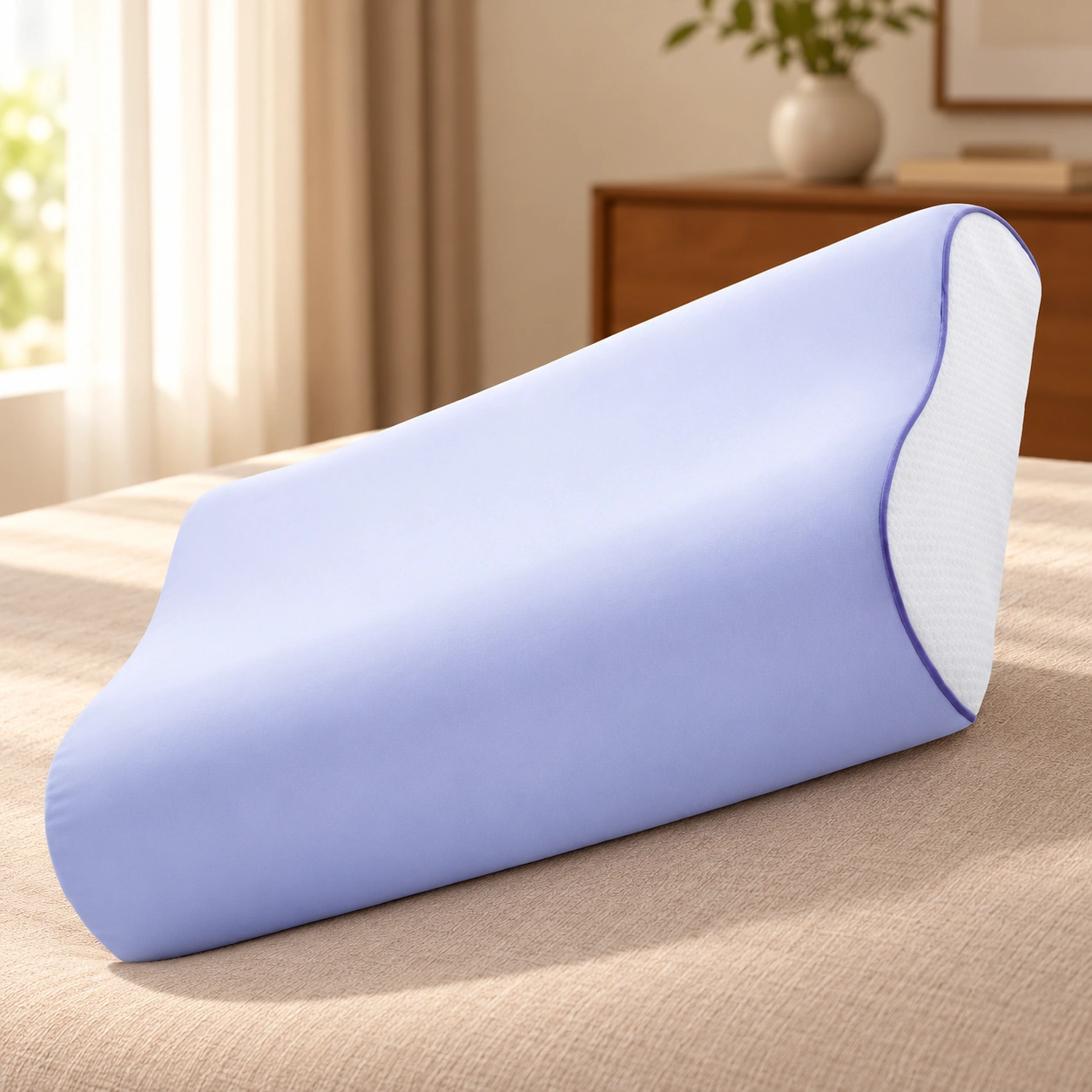 Anshui Adjustable Smart Pillow: Guestroom preparation display