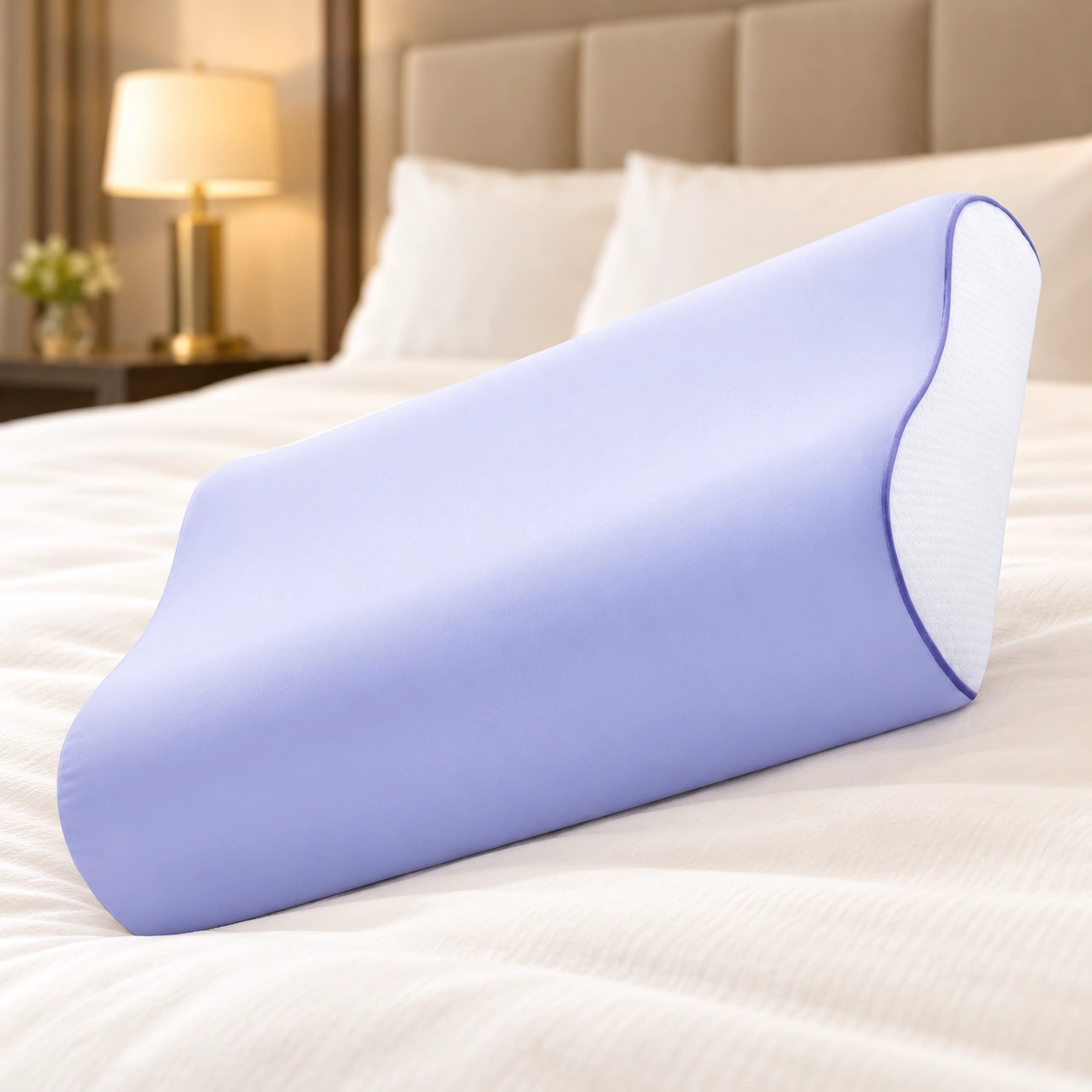 Anshui Adjustable Smart Pillow: Hotel room display
