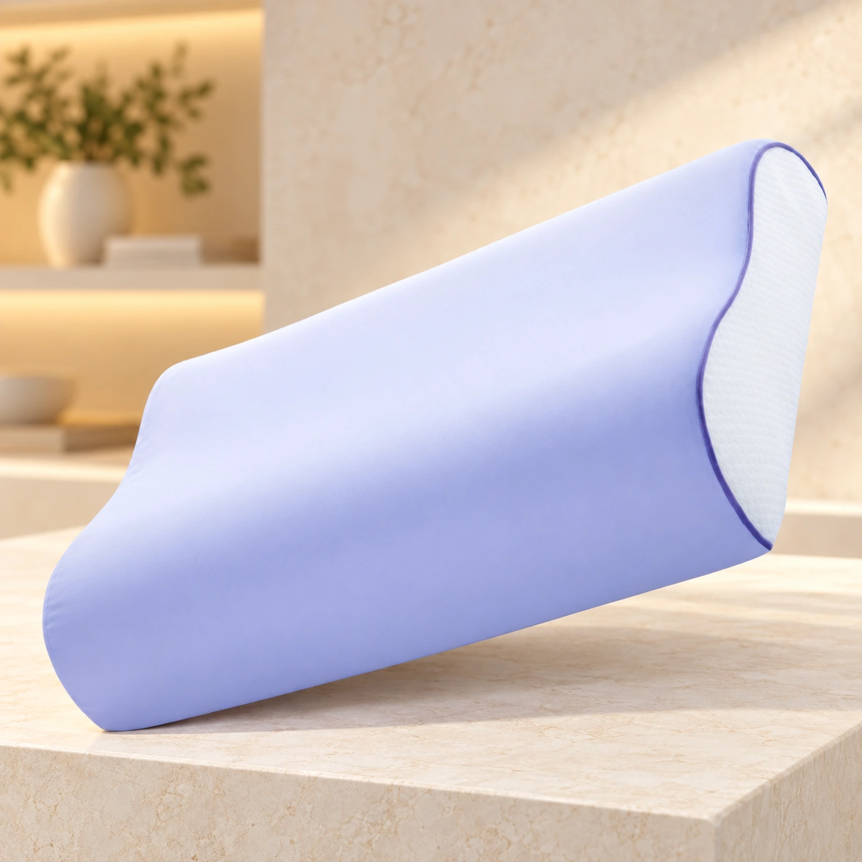 Anshui Adjustable Smart Pillow: Home showroom display