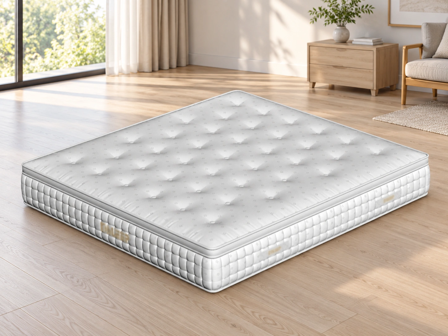 Anshui Air 6F Adaptive Smart Mattress: Scene illustration | Scandinavian bedroom scene
