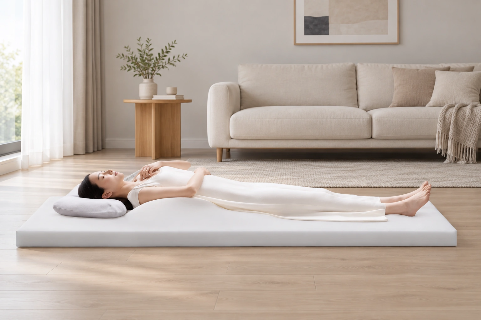 Anshui Air-Stretching Mat: Neutral apartment