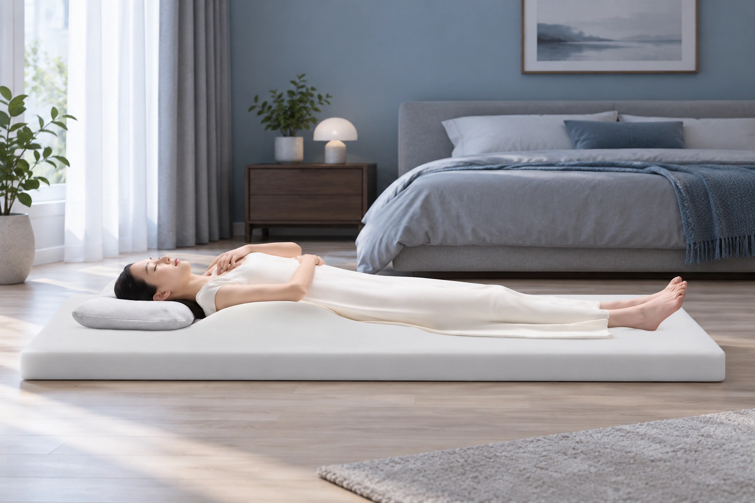Anshui Air-Stretching Mat: Cool modern bedroom