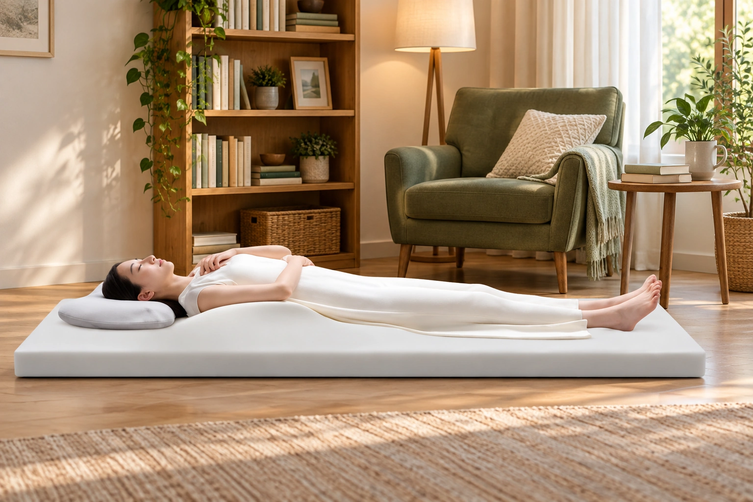 Anshui Air-Stretching Mat: Home lounge with reading chair
