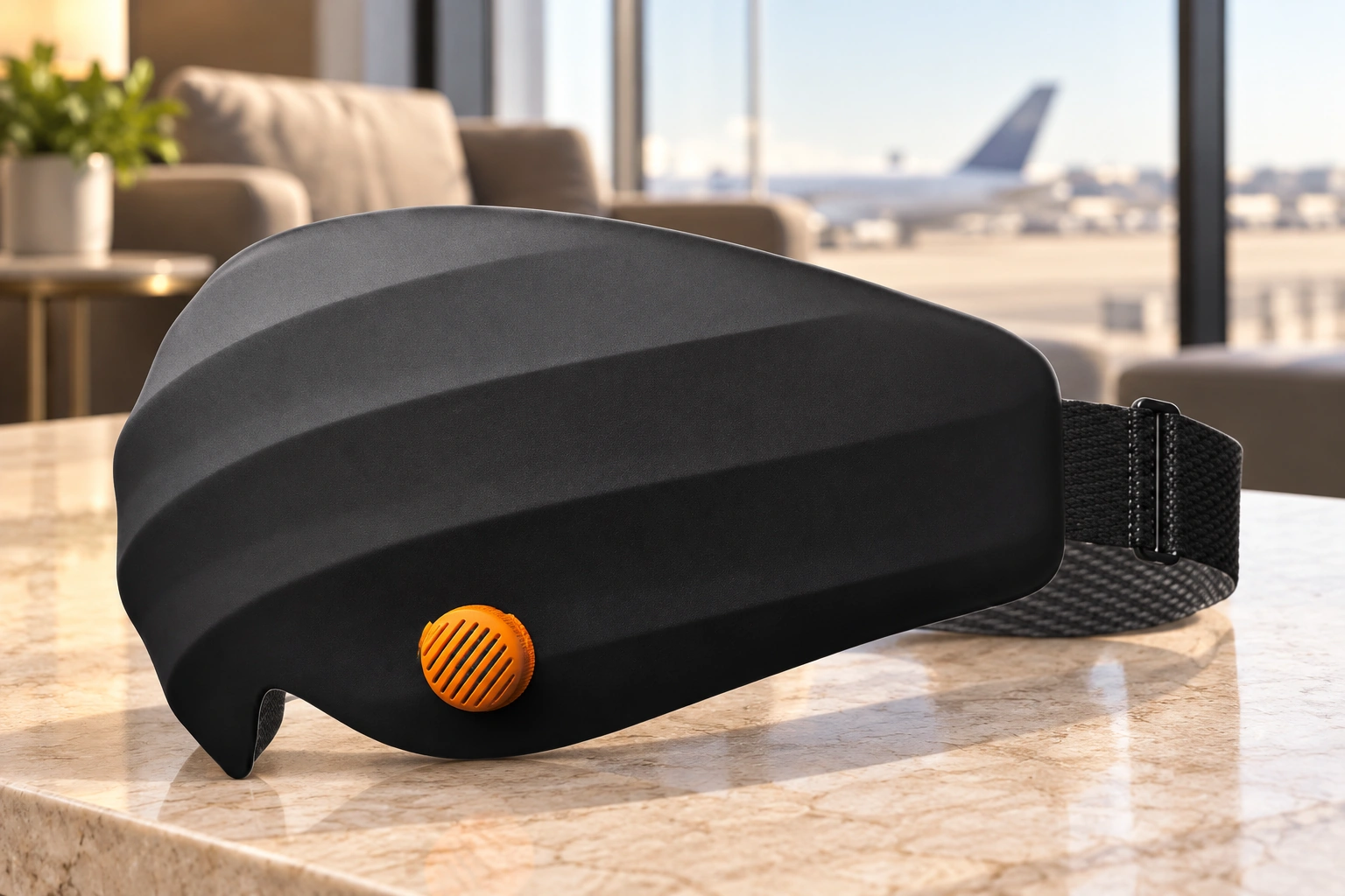 Anshui Aroma Eye Mask: Airport lounge travel preparation