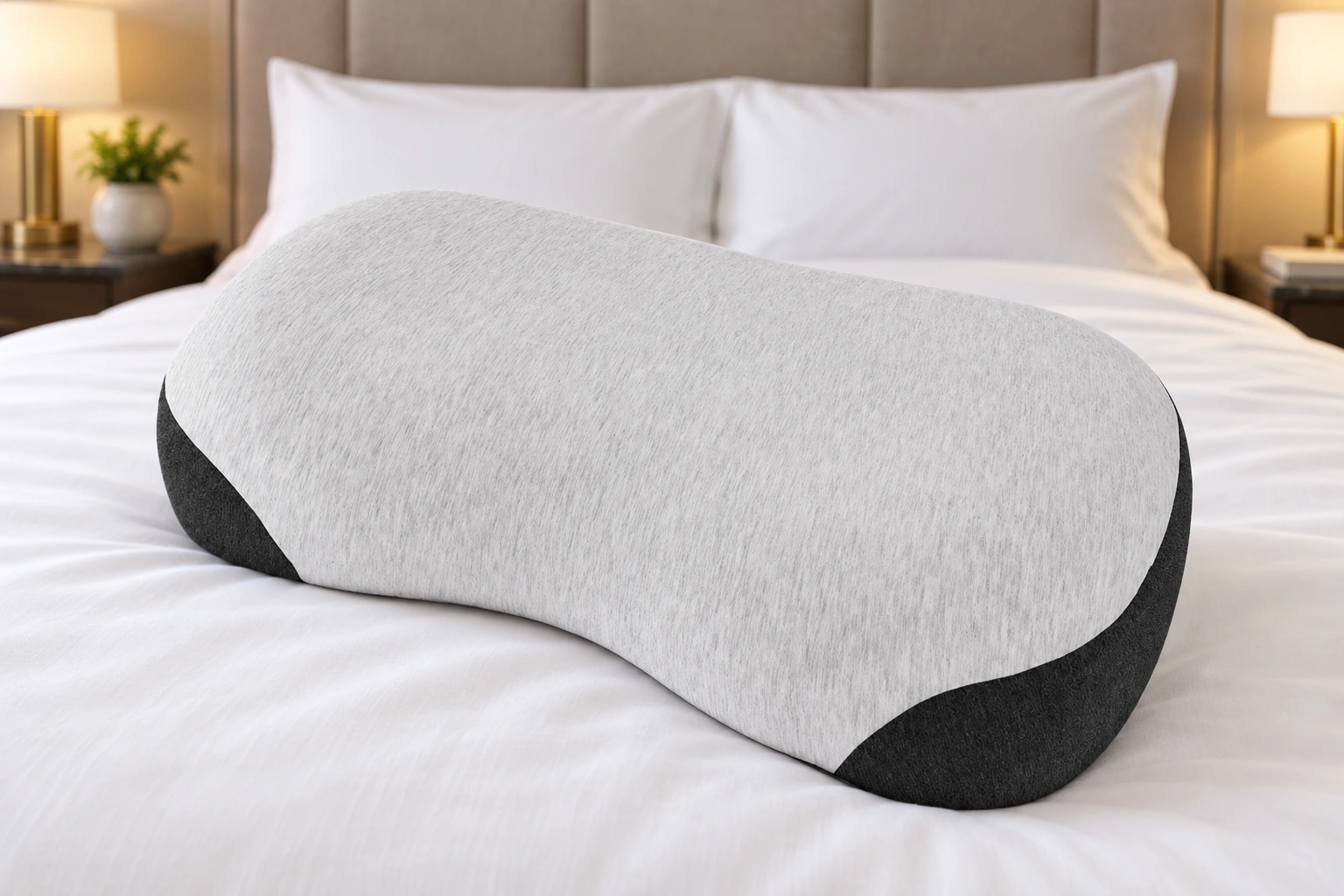 Anshui Bone-Conduction Music Pillow: Hotel bed