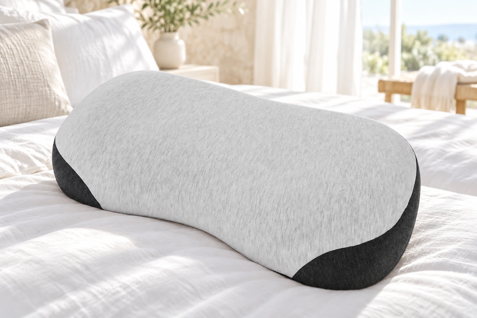 Anshui Bone-Conduction Music Pillow: Bright daylight bedroom