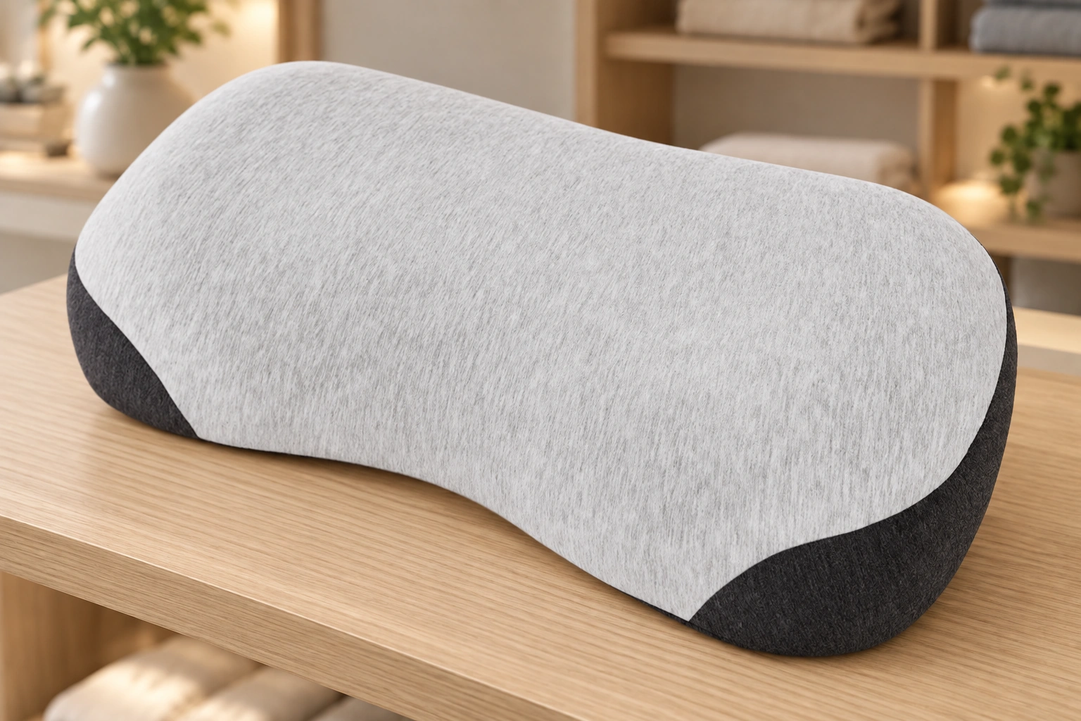 Anshui Bone-Conduction Music Pillow: Showroom display shelf