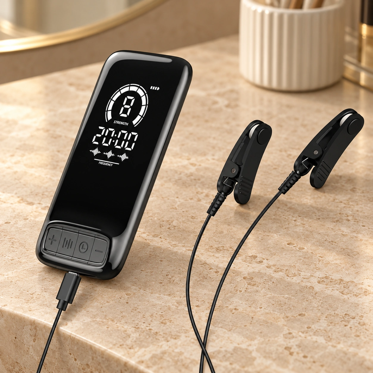 Anshui CES Ear-Clip Device: Dry vanity preparation