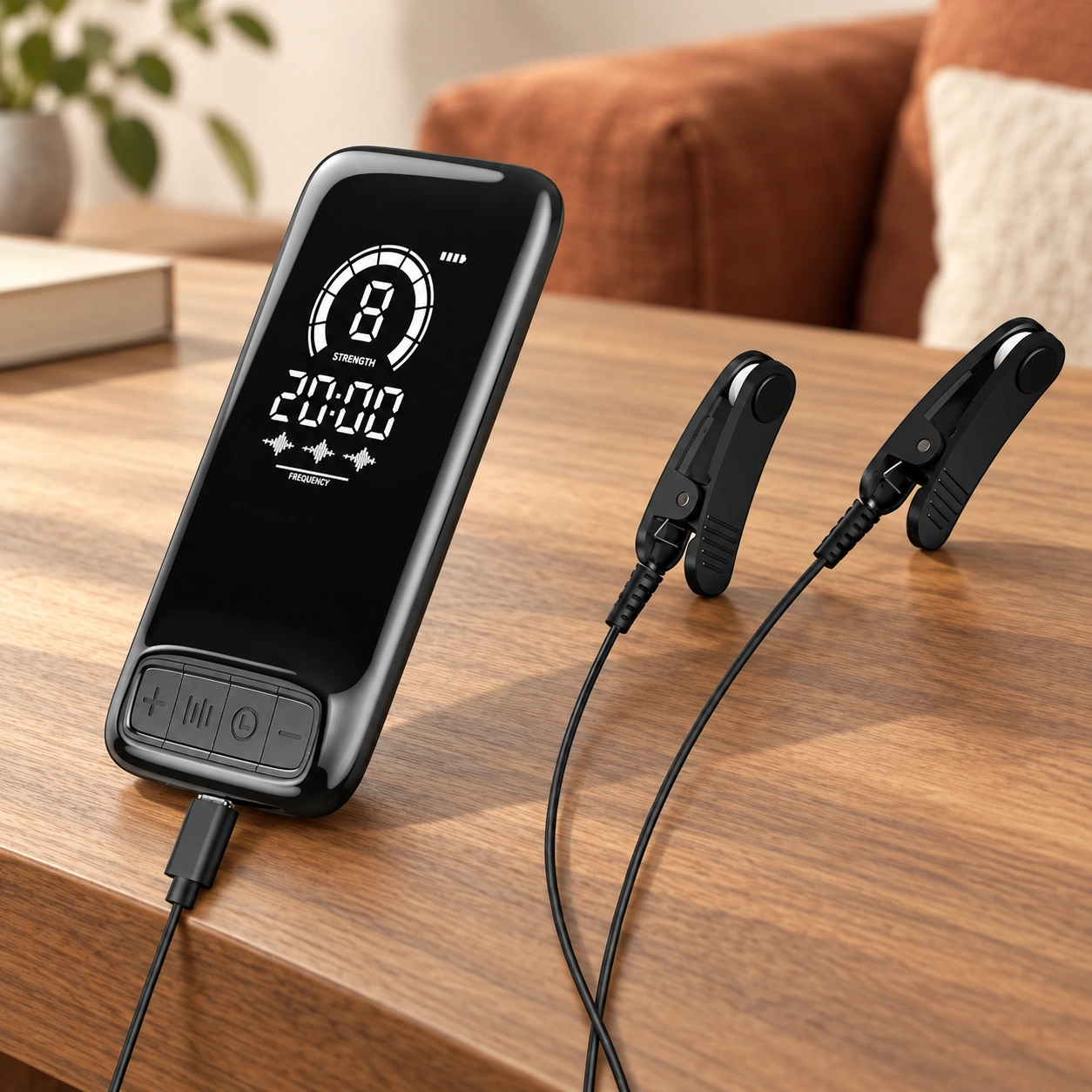 Anshui CES Ear-Clip Device: Living room console