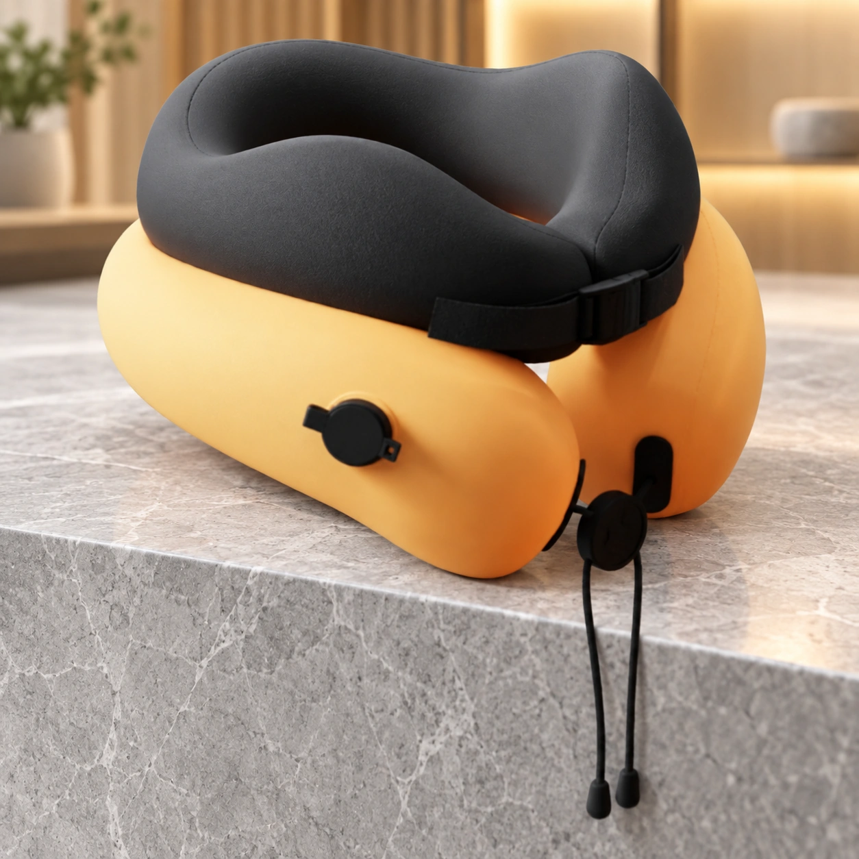 Anshui Inflatable Neck Pillow: Scene illustration | Showroom scene