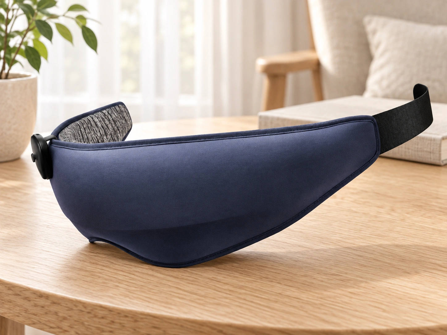 Anshui Meditation Eye Mask: Quiet reading side table