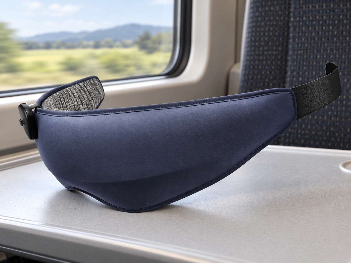 Anshui Meditation Eye Mask: Train travel tray