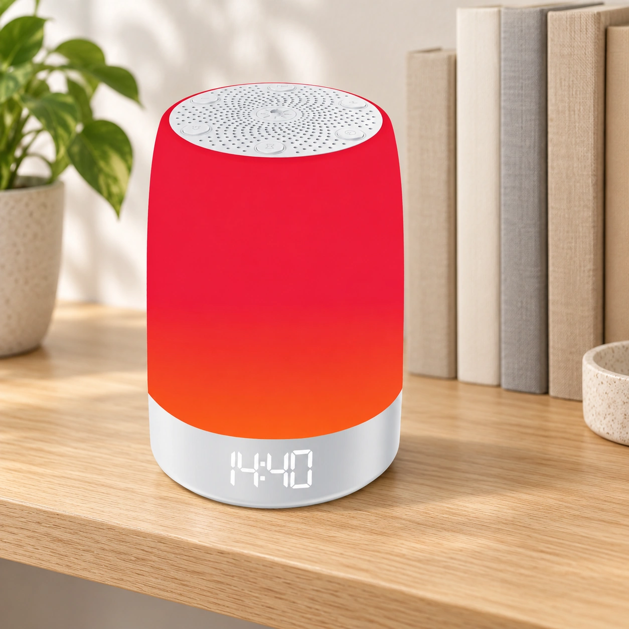 Anshui Red-Light and White-Noise Machine: Scene illustration | Reading shelf scene