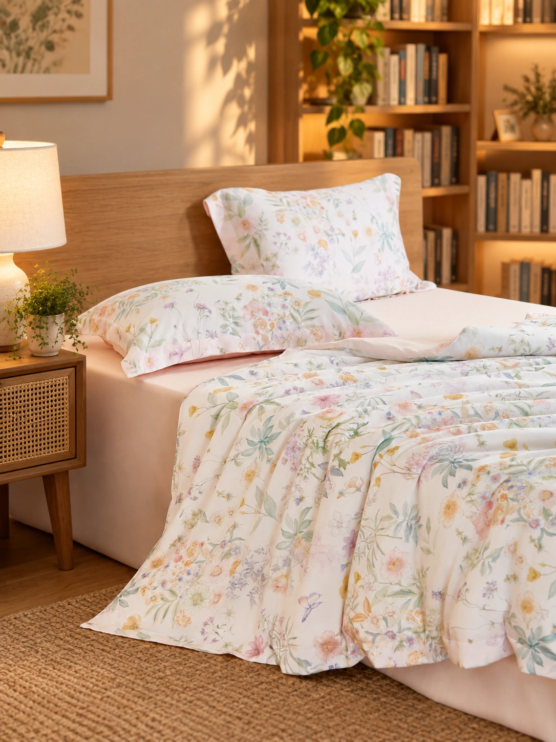 Chun Zhi Cai Tiansi Summer Quilt: Reading-corner bedroom