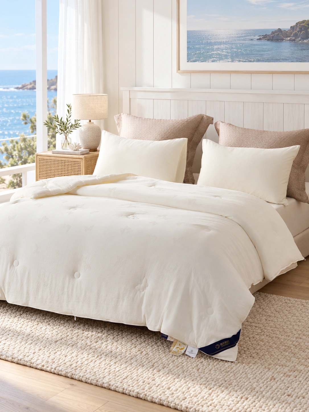 Fuguang Tian Can Spring/Autumn Quilt: Coastal villa bedroom