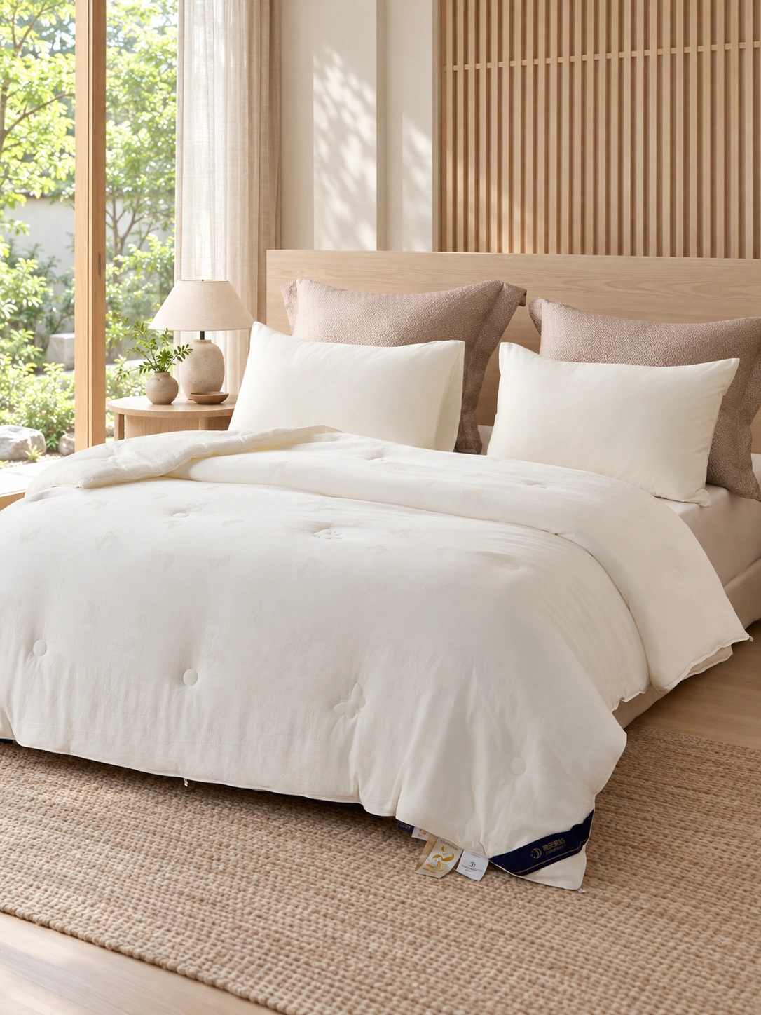 Fuguang Tian Can Spring/Autumn Quilt: Garden courtyard bedroom