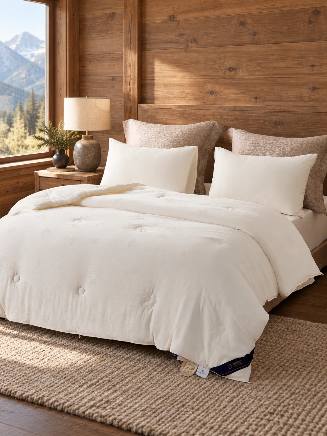 Fuguang Tian Can Spring/Autumn Quilt: Mountain lodge bedroom