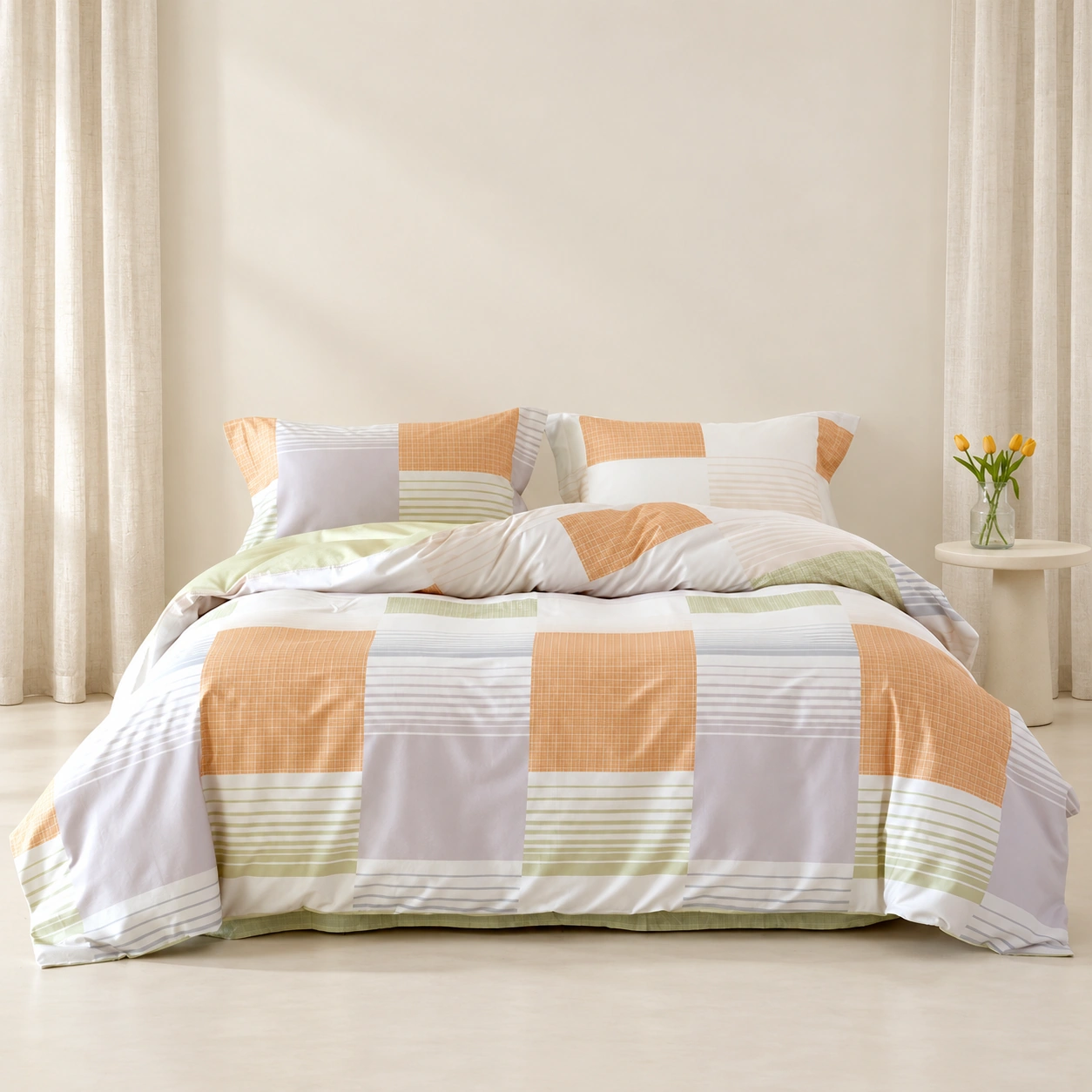 Nuandiao Four-Piece Bedding Set: Linen studio