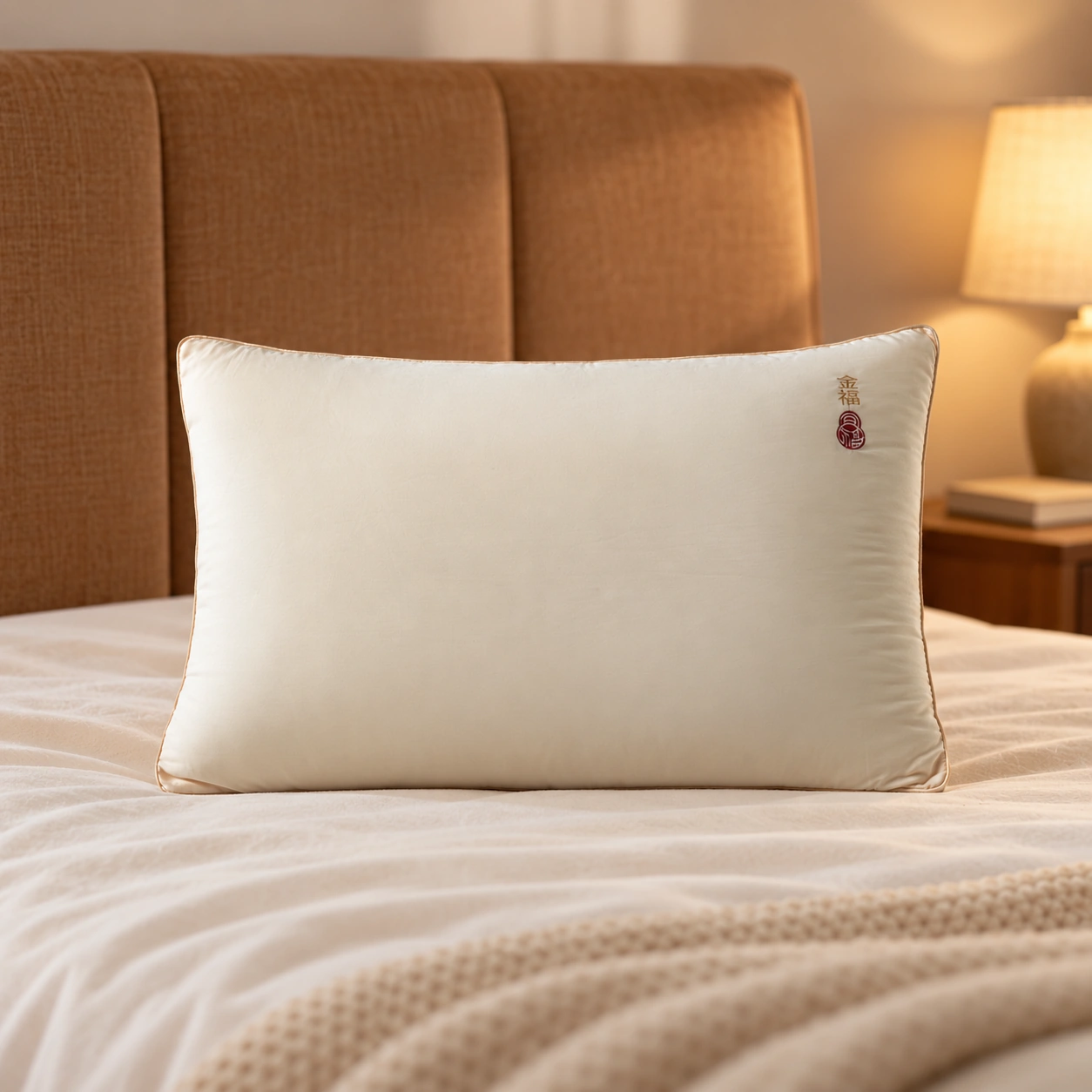 Ruixi Jinfu Gusseted Pillow: Reading bedroom