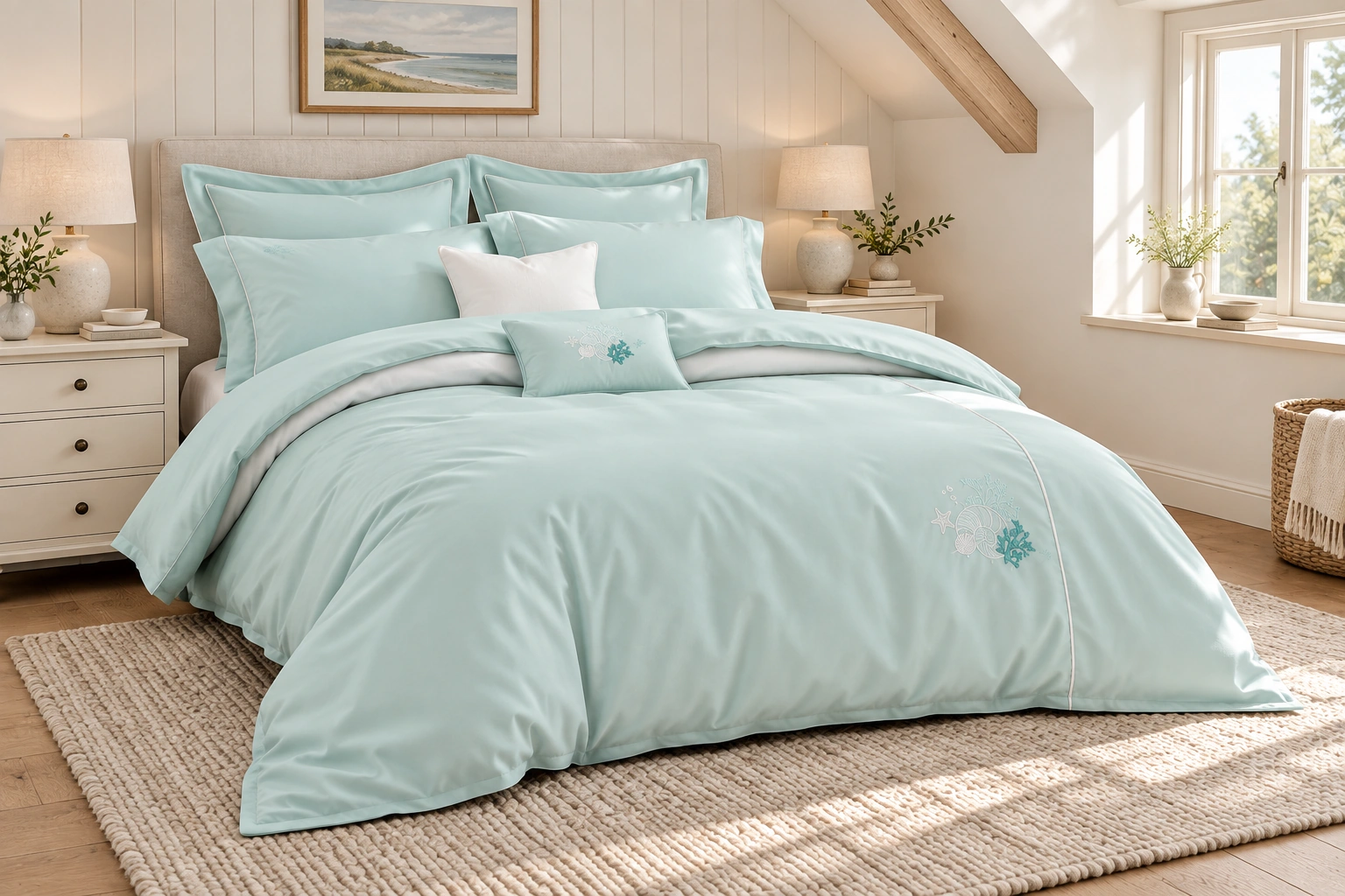 Shanhu Mengjing Four-Piece Bedding Set: Country cottage bedroom