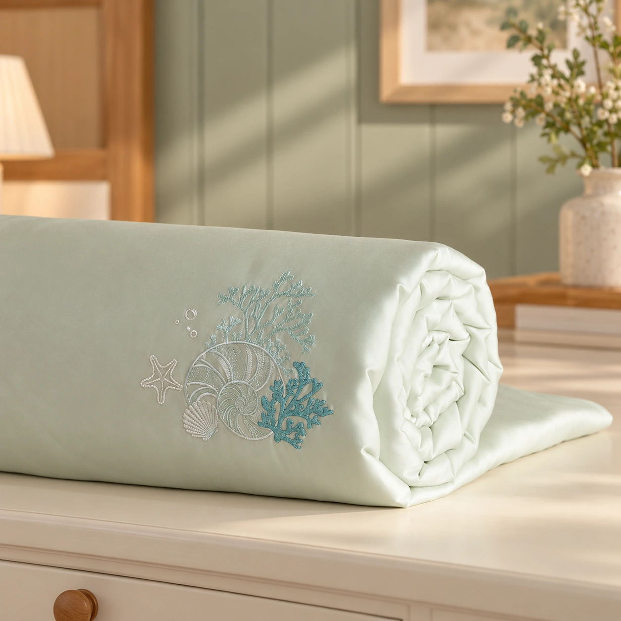 Shanhu Mengjing Canbao Summer Quilt: Soft guest bedroom