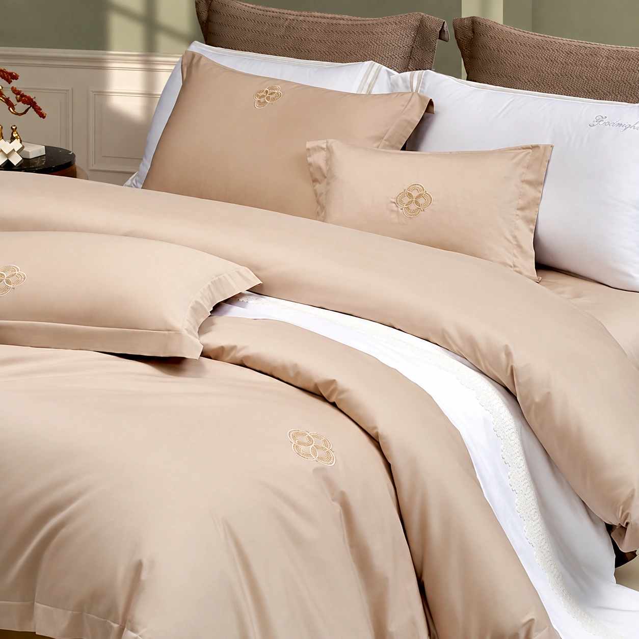 Shilai Yunzhuan Four-Piece Bedding Set: Home guest room