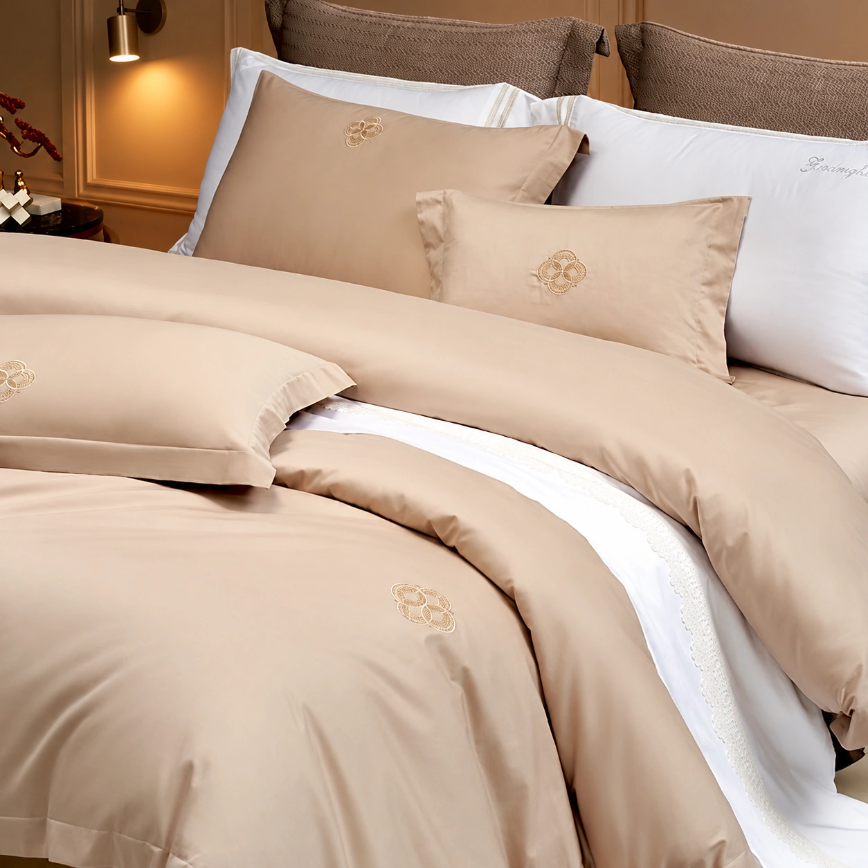 Shilai Yunzhuan Four-Piece Bedding Set: Reading bedroom