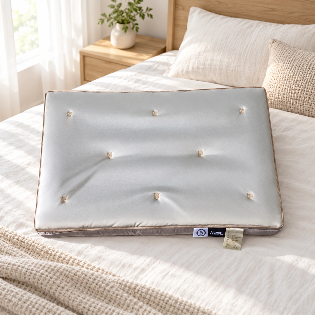 Sixiang Silk-Layer Pillow: Bright window bedroom