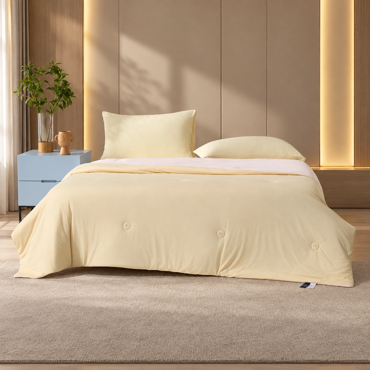 Sou Xiaoliang Summer Quilt: Scene illustration · Hotel bedroom