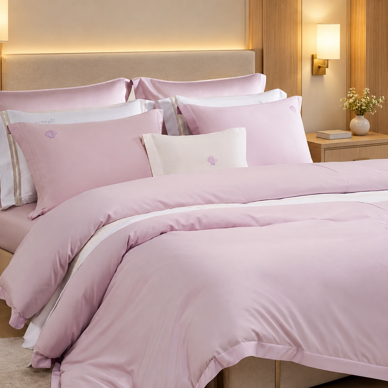 Xingchen Shatan Four-Piece Bedding Set: Hotel bedroom