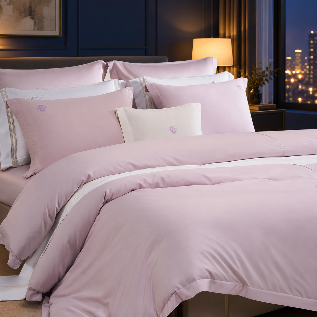 Xingchen Shatan Four-Piece Bedding Set: Night bedroom