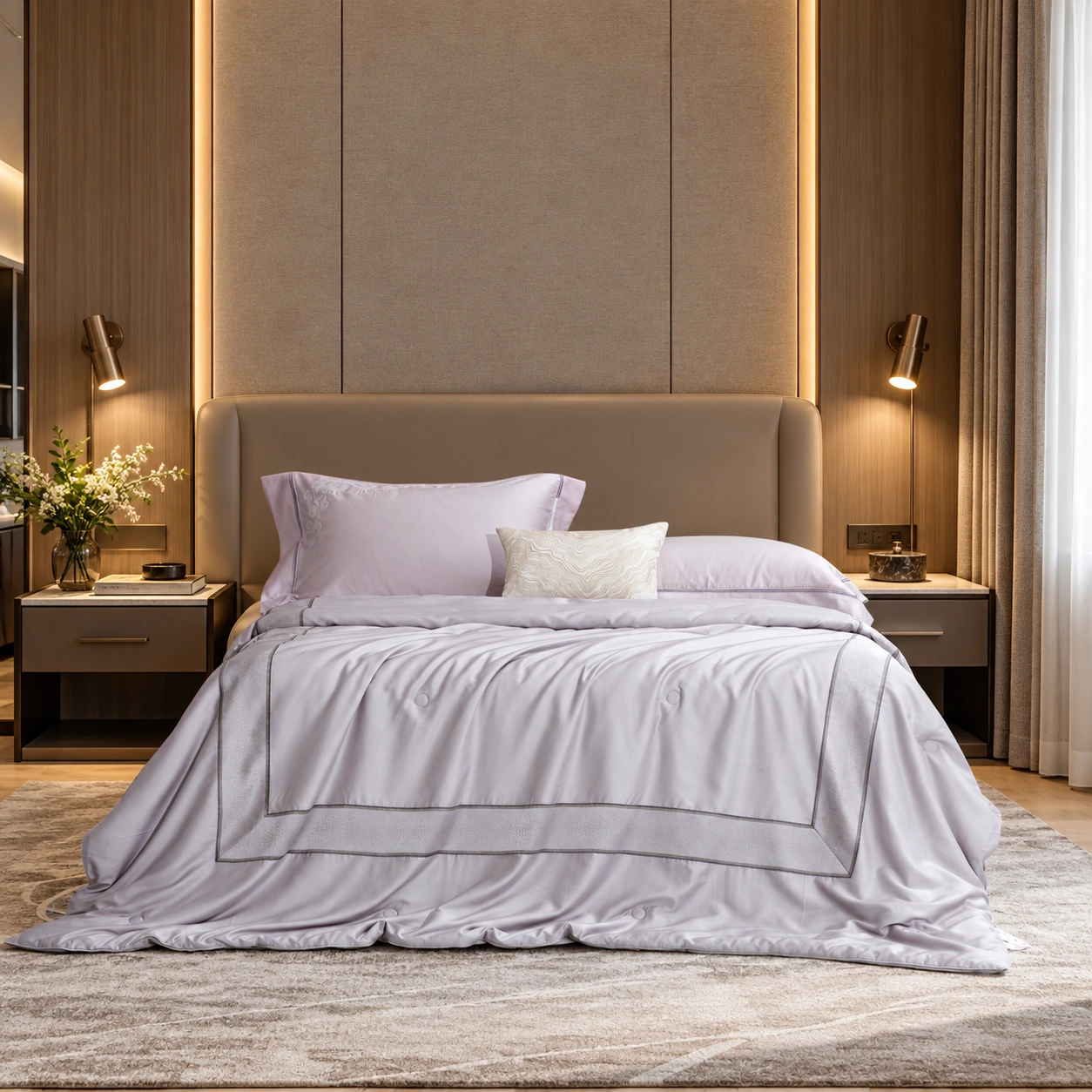 Yunrou No. 1 Mulberry Silk Quilt: Warm hotel room · Scene illustration