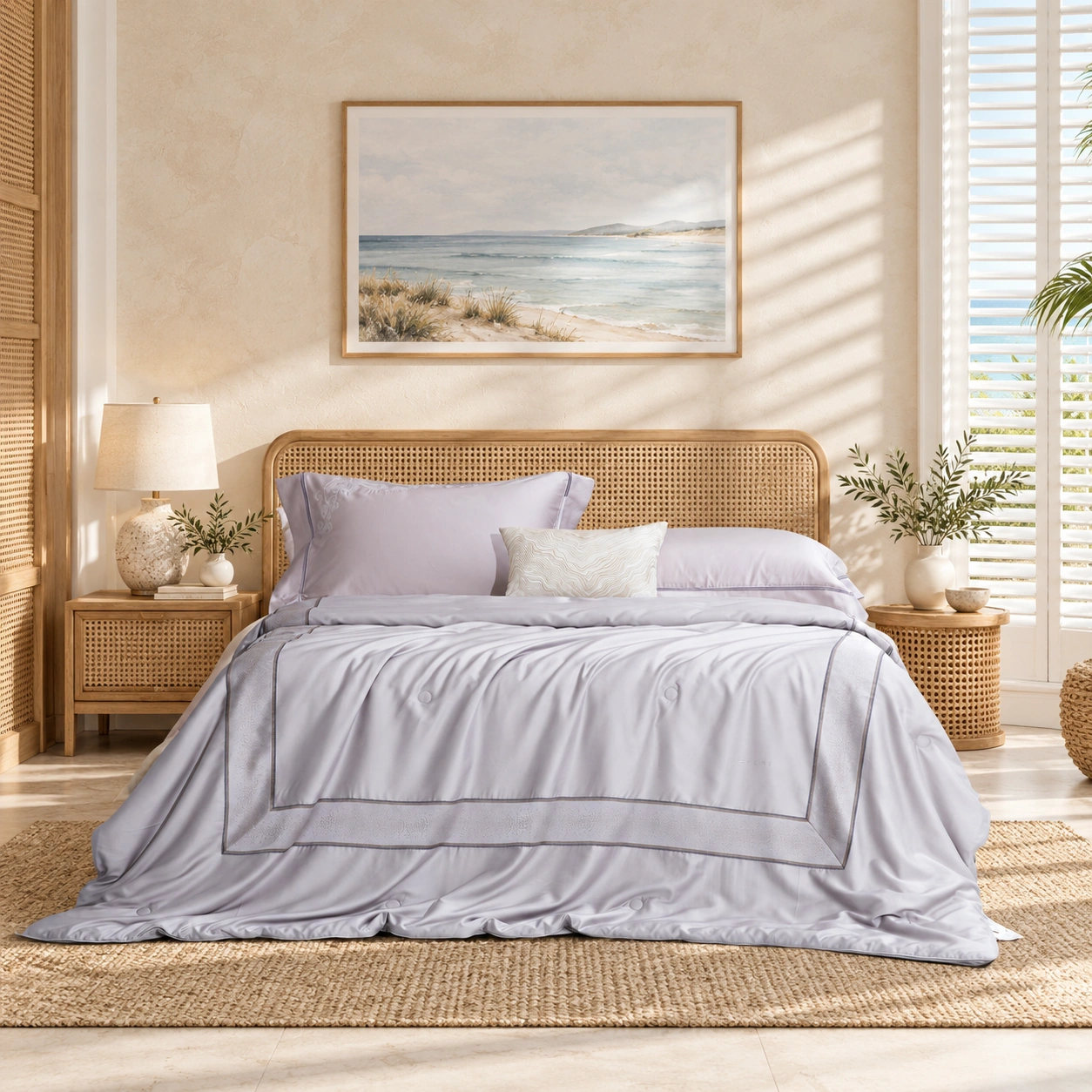 Yunrou No. 1 Mulberry Silk Quilt: Coastal bedroom · Scene illustration