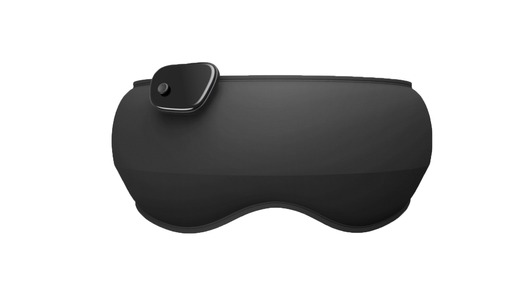 Anshui Meditation Eye Mask: Black front appearance reference