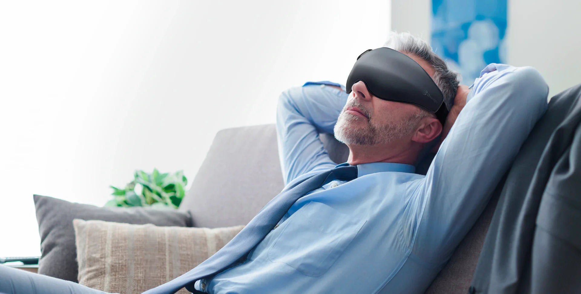 Anshui Meditation Eye Mask: Worn scene appearance reference