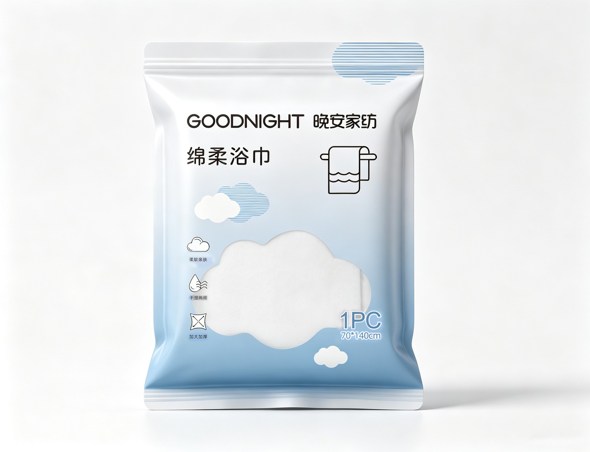 Disposable Face Towels, Bath Towels and Bedding style reference (supplier source image)
