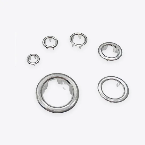Open-ring Copper Prong Snap Fasteners