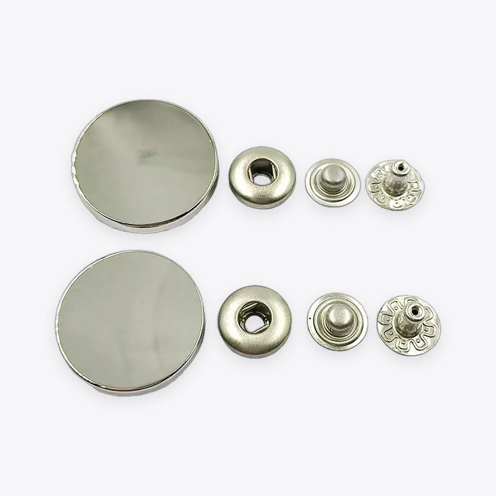 23 mm / 25.5 mm Metal Snap Fasteners with 486 Bases