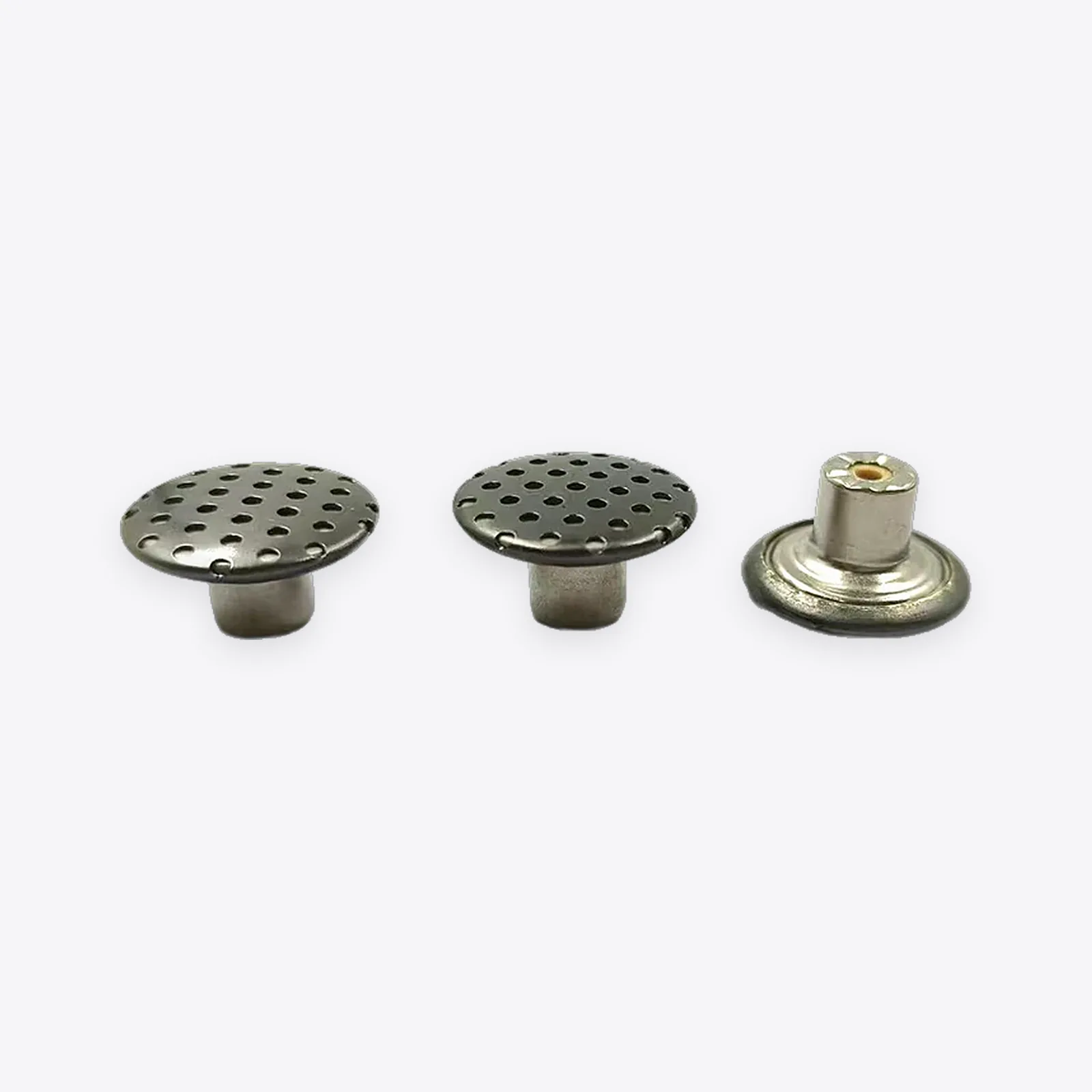 16 mm Openwork Copper Fixed-shank Jeans Buttons