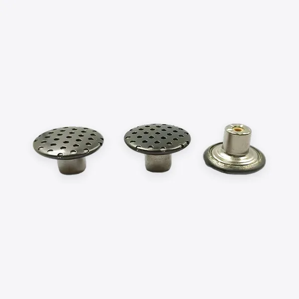 16 mm Openwork Copper Fixed-shank Jeans Buttons