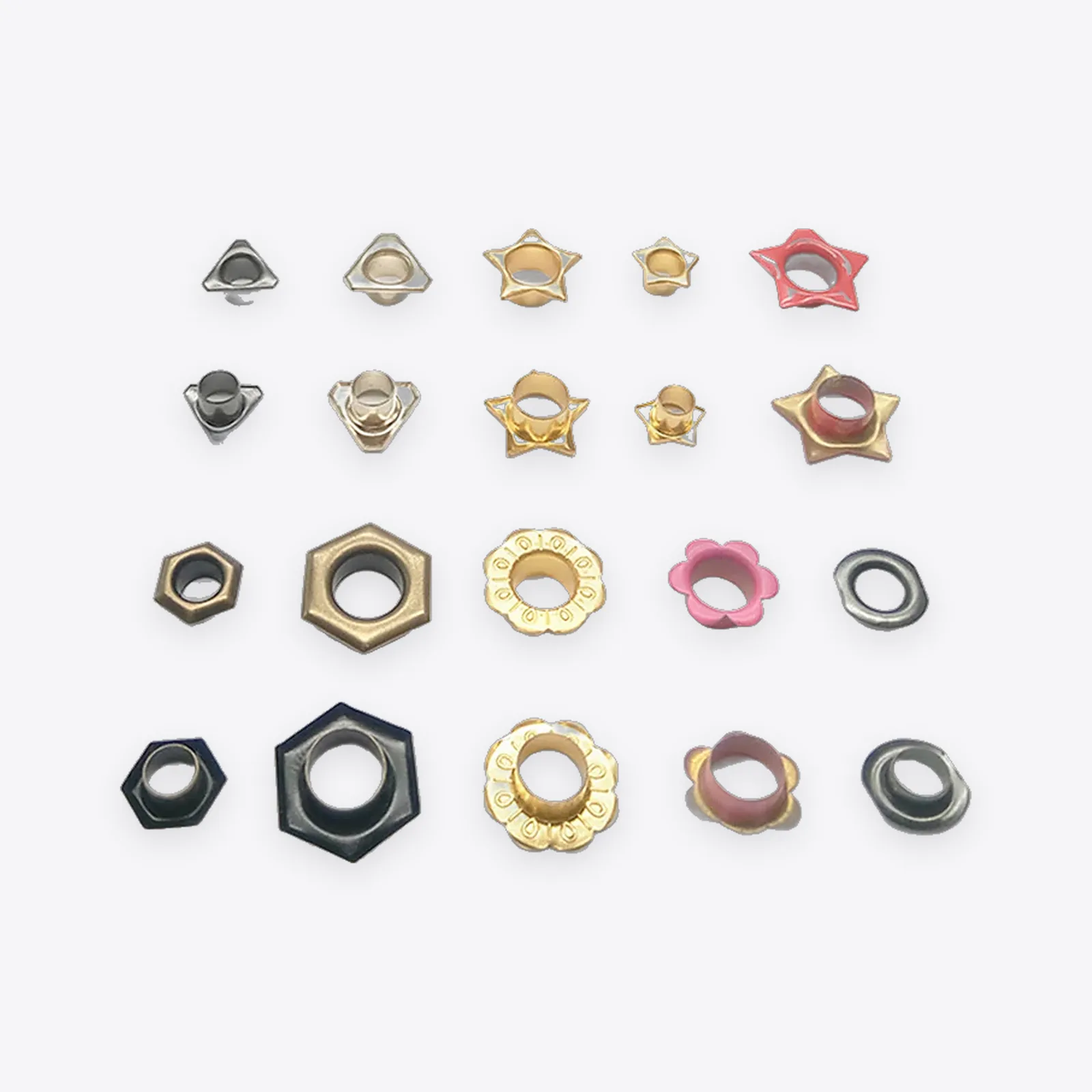 Shaped Metal Eyelets