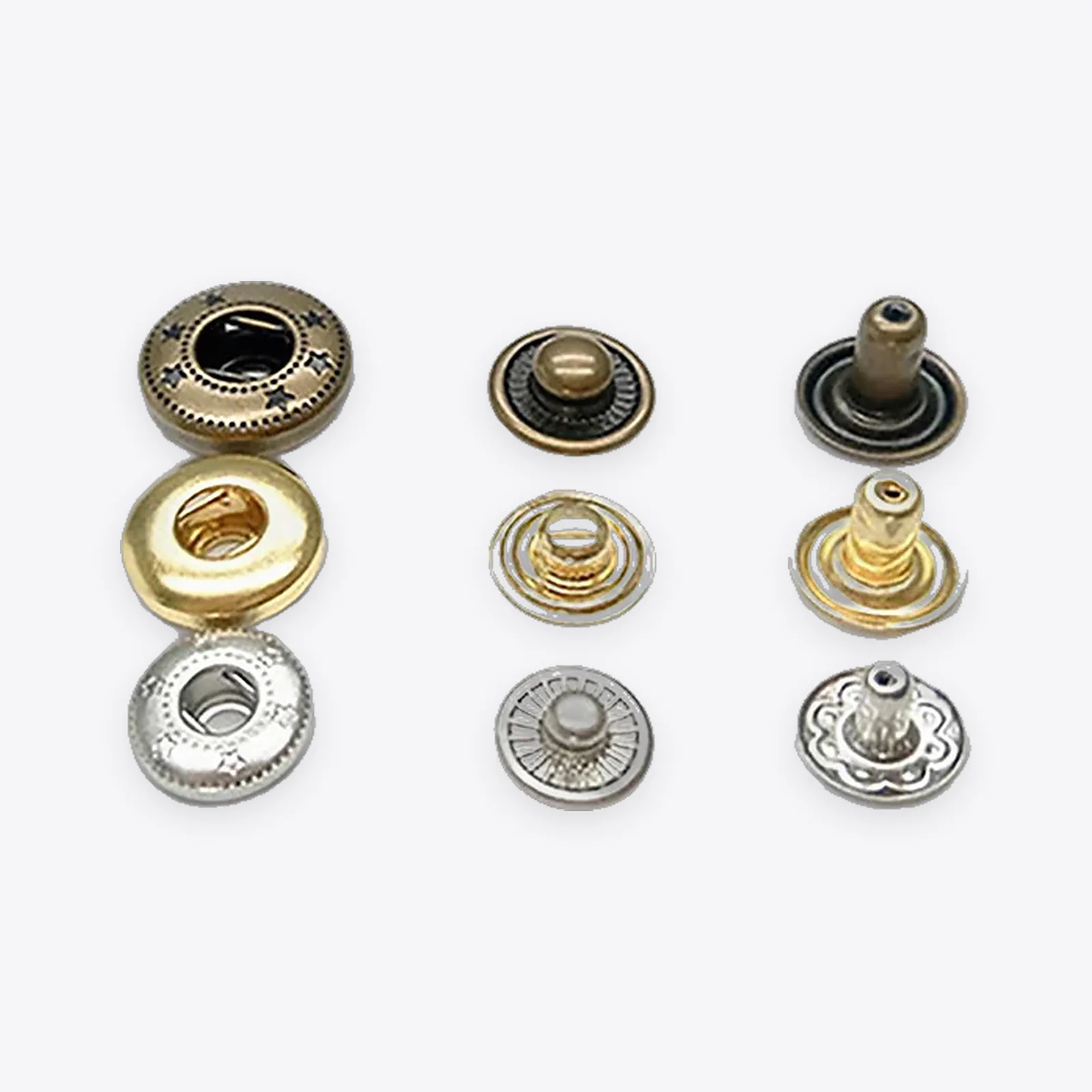 Copper Snap Fasteners (Source Codes 655831 / 484486488)