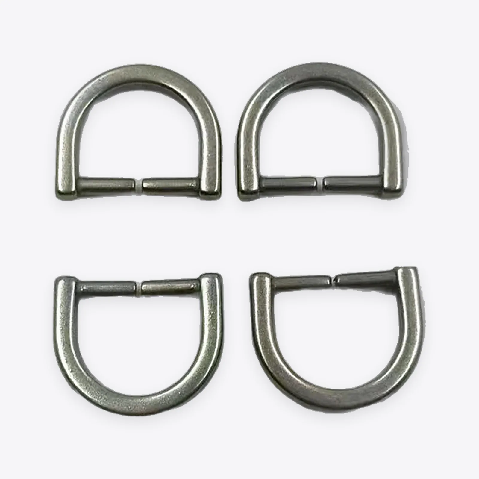 Flat-edge Zinc Alloy D-rings