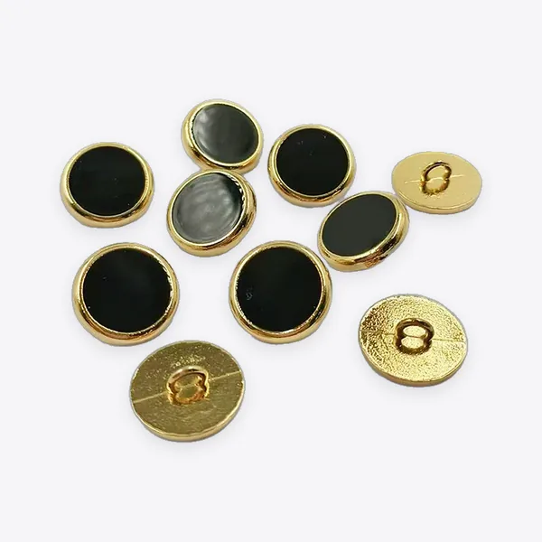 Round Metal Shank Buttons