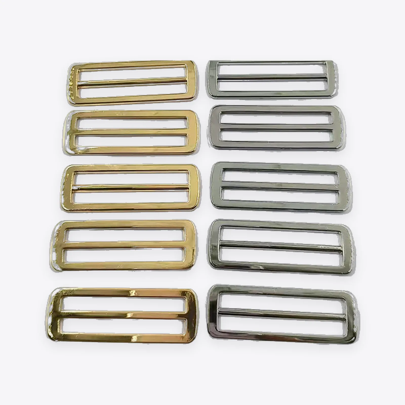 40 mm Metal Three-bar Belt Adjusters