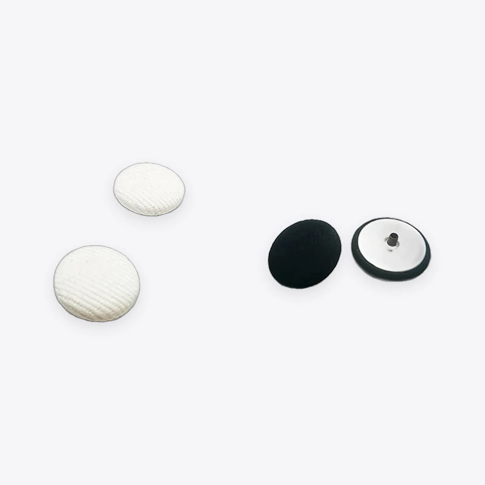 Round Fabric-covered Metal Snap Fasteners