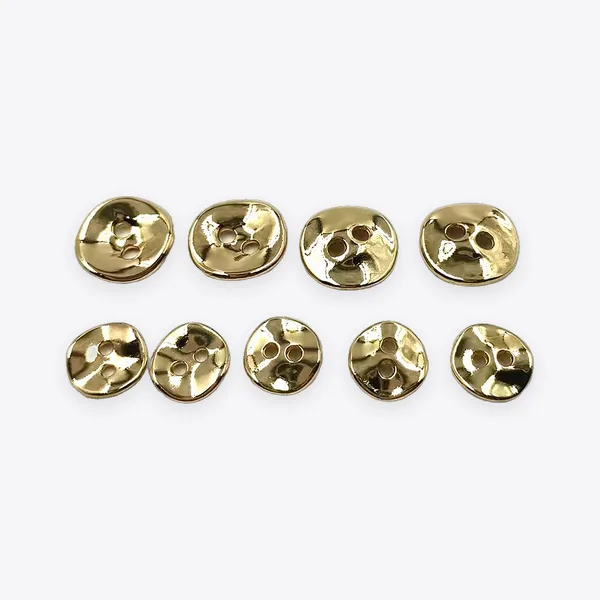 18L / 24L Shaped Metal Two-hole Buttons