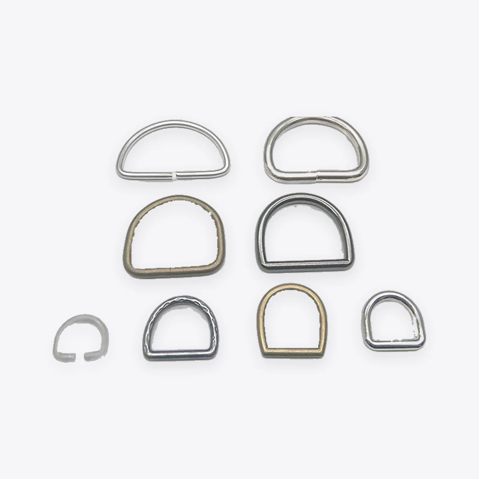 Flat Zinc Alloy D-rings